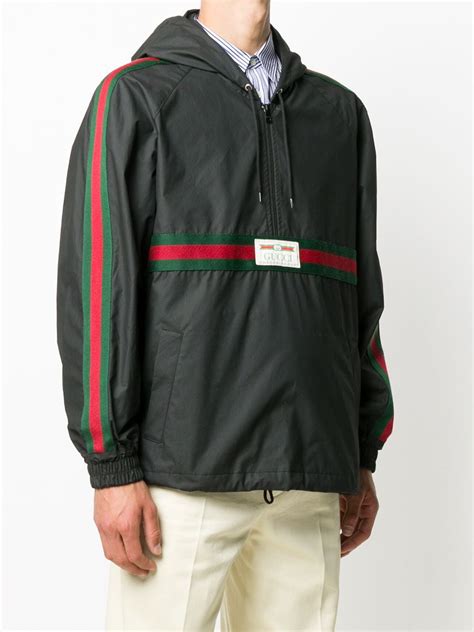 gucci windbreaker hoodie|farfetch gucci jacket.